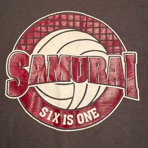 SAMURAI 🏐 SIX IS ONE crew neck long sleeve t-shirt